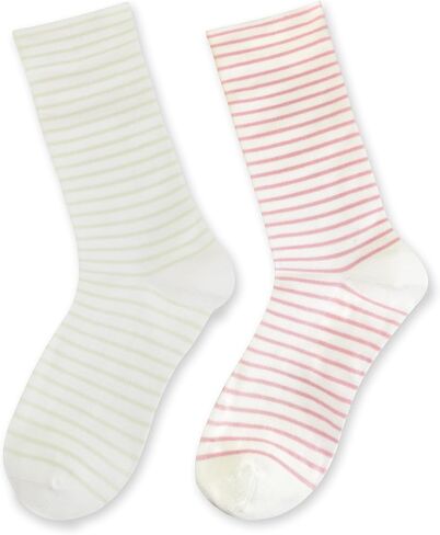 Women's Seamless Striped Crew Socks 2-Pack in Saudi Arabia