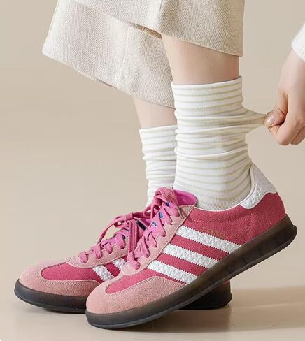 Women's Seamless Striped Crew Socks 2-Pack in Saudi Arabia