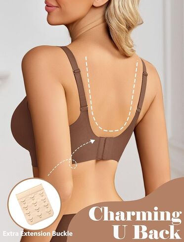 Avidlove Bras for Women No Underwire Seamless Bralettes Wireless Push Up Scalloped Full Coverage Comfortable Everyday Bra in Saudi Arabia