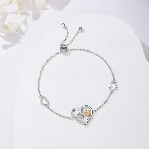 Heart Stethoscope Birthstone Bracelet for Women,925 Sterling Silver 12 Month Doctor Nurse Medical RN Registered Bracelets Jewelry Gifts for Graduation Retirement Nurse Day Birthday in Saudi Arabia