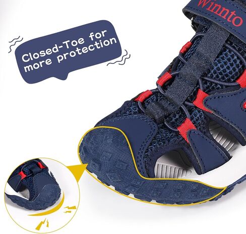 Girls Boys Toddler Sandals Summer Kids Sport Sandals Closed Toe Water Beach Hiking Lightweight Athletic Outdoor in Saudi Arabia