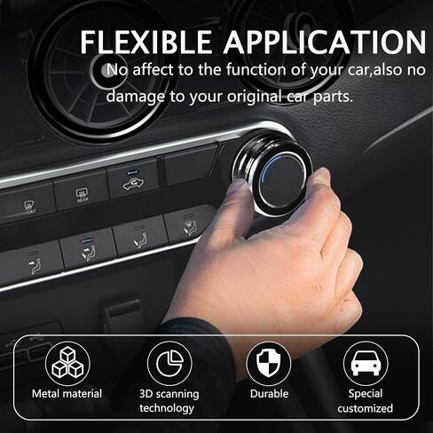Cover Cover Cover Control Control Control Cover for Nissan Sentra 14th Gen 2025 2024 2020-2023 Volume Tune Air Vent Vent Ring Ring Cover Engine Start Button Accessories ، 12 pcs (Red) in Kuwait