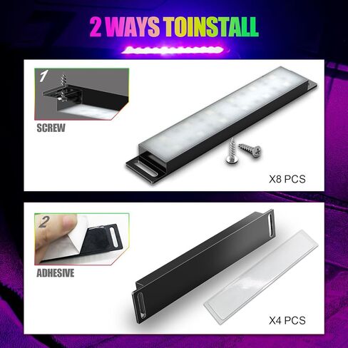 YiLaie LED Car Lights Interior,Smart Car LED Lights Interior with App Control, RGB LED Lights for Car Interior with Music Mode,Cool Car Accessories interior,DC 12V in Kuwait