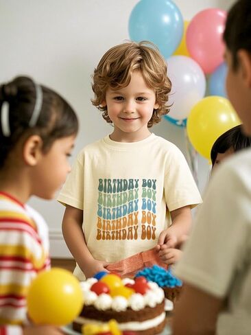 Boys Monster Truck T-Shirt 100% Cotton Construction Shirt Funny Truck Short Sleeve Birthday Boy Tees Kids 2-10 Years in Kuwait