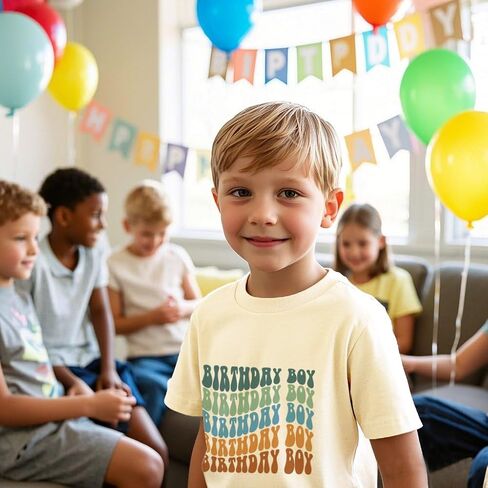 Boys Monster Truck T-Shirt 100% Cotton Construction Shirt Funny Truck Short Sleeve Birthday Boy Tees Kids 2-10 Years in Kuwait