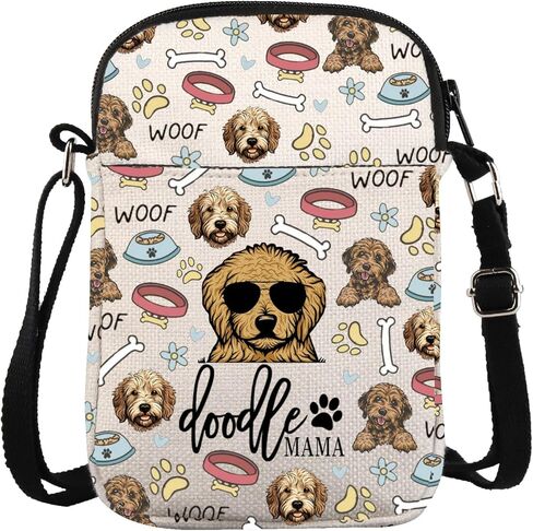 ZJXHPO Golden Doodle Mom Gift Dog Lover Gift Doodle Mama Cross Body Bag Golden Doodle Mom Messenger Bag in Kuwait