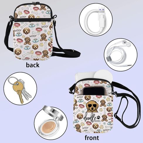 ZJXHPO Golden Doodle Mom Gift Dog Lover Gift Doodle Mama Cross Body Bag Golden Doodle Mom Messenger Bag in Kuwait