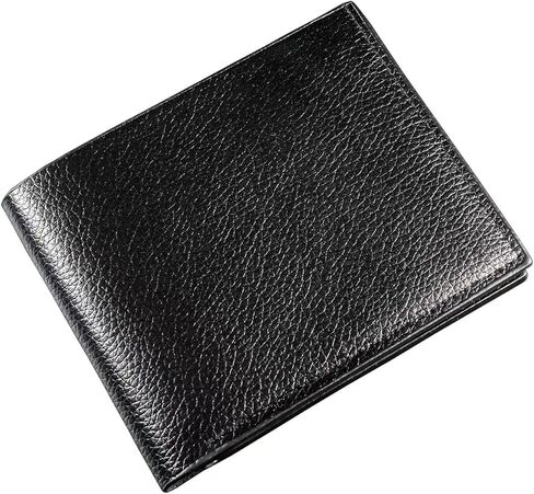 Ultra thin synthetic leather men's wallet, easy to carry, compact design, safe for holding cash cards, black, brown, suitable for personal use and gift giving (brown) in Kuwait