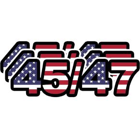 3 Pack Trump 45 47 2024 President Victory Bumper Car Decals Stickers Trump Merchandise Waterproof Anti-Fade Trump Stickers Make America Great Again MAGA