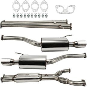 KAX Stainless Steel Cat Back Exhaust System Replacement for 2004-2015 TITAN