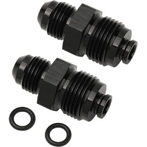 6AN الذكور توهج إلى m16x1.5 o حلقة ختم محول التوجيه محول تركيب موصل الألومنيوم الأسود
