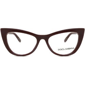 Dolce & Gabbana DG3354-3091 Eyeglass Frame Bordeaux w/Demo Lens 54mm