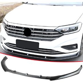 مفسد شفة الشفة الأمامية من أجل فولكس واجن جيتا S/SE/SEL/R-LINE MK7 2019 2020 2021 Gloss Black 3PCS Accessories Air Chin Body Kit