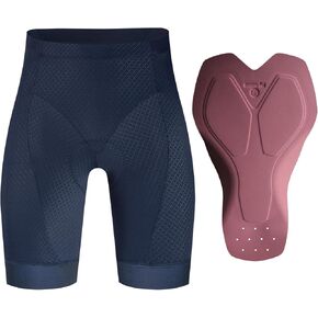 YKYWBIKE Women's Cycling Shorts 4D Padded Bike Shorts High Waisted Biker Shorts Breathable Riding Underwear Workout Compression Biking Short for Women Dark Blue