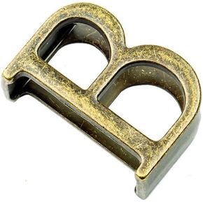 1.5" (38mm-40mm) Belt Loop Keeper Men's Belt Buckle Accessories Metal Letter Loop Bronze Business