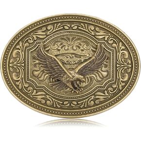 Btilasif Cowboy Belt Buckle for Men Women Western Cowboy Longhorn Bull Texas Rodeo Belt Buckle Silver