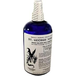 St. George Nano Silver | Collodial Silver Liquid Immune Support Supplement - Gluten Free and Probiotic Friendly Particle Solution 68 PPM (16 oz.)