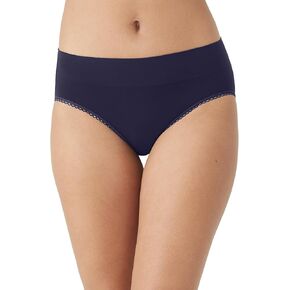 Wacoal Women's Feeling Flexible Seamless Hipster Panty, Eclipse, Medium