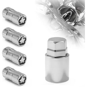 Wheel Locks Locking Lug Nuts M14 x 1.5 Thread Size Hex Key Cone Seat Fits Ford F-150 Ram 1500 Chevrolet Silverado 1500 Ram 1500 GMC Sierra 1500 Tahoe Traverse, Equinox and More Replace 24210