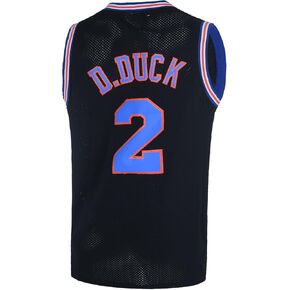 #2 D Duck Basketball Jersey for Men Movie Comples Assume Halloween