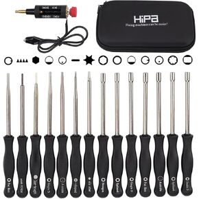 Hipa Pack-of-14 Carburetor Adjustment Tool Ignition Coil Spark Tester for 2-Cycle Small Engine Compatible with Poulan STIHL Echo Ryobi Troy Bilt Trimmer Leaf Blower Weedeater Chainsaw