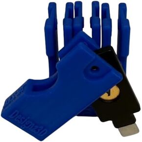 Protector Flip Case Keychain Holder for Yubikey (4 Pack)