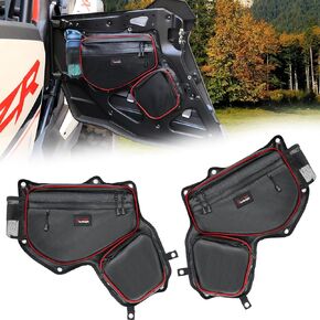 Starknightmt RZR الأكياس الجانبية الخلفية الأكياس المتوافقة مع 2024 2025 Polaris RZR XP 1000 4 كيس تخزين UTV مقاوم للماء الأداة الجيوب متعددة فقط لمدة 4 مقاعد