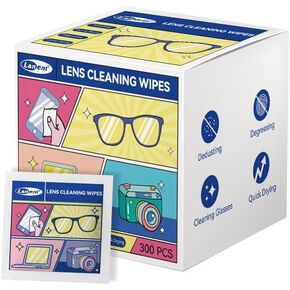 300 PCS مناديل تنظيف العدسات للنظارات ، مناديل نظافة النظافة ، مناديل العدسات للنظارات/النظارات الشمسية ، الهواتف ، أجهزة iPad ، النظارات ، الأجهزة اللوحية ، أجهزة الكمبيوتر المحمولة ، أجهزة الكمبيوتر ، المرايا ، مناديل العدسة ملفوفة بشكل فردي بشكل فردي