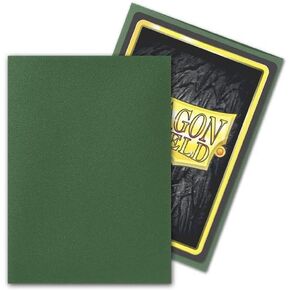 أكمام Dragon Shield - Dragon Shield Matte: Forest Green 100 CT - أكمام بطاقات MTG ناعمة وقوية - متوافقة مع بطاقات Pokemon & Magic The Gathering