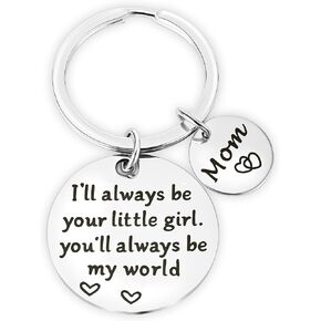 Meaningful Mom Gifts from Daughter, Cute Keychain Gifts Ideal for Mom Birthday Mother's Day Christmas Valentine's Day