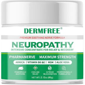 Neuropathy Pain Relief Cream, Nerve Pain Relief Cream,Fast Acting Maximum Strength for Feet, Hands, Legs, Muscles, Joints, Waist Includes Arnica, Vitamin B6, Aloe Vera, MSM -Mild & All Natural