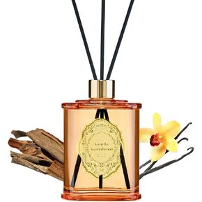 M&SENSE 8.4 oz Large Reed Diffuser for Home | Eucalyptus Mint Scent Oil Diffuser with Sticks | Bedroom Bathroom Living Room Decor