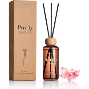 M & Sense Lavender Eucalyptus Reed Diffuser: 6.3 Fl Oz رائحة غير سامة مع العصي ، العطور الخفيفة والخفية ، هدايا الزيت الطبيعية الطبيعية الطبيعية لغرفة النوم ، ديكور الجرف والمساحات الصغيرة