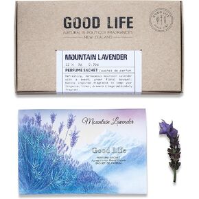 Good Life Mountain Lavender Sacted Sachets | مصمم وتصنيع في نيوزيلندا | 12 كيس