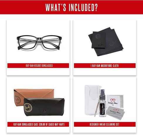 Ray-Ban RX5362 Cateye Eyeglasses for Women + Bundle مع مجموعة مصمم نظارات Iwear in Saudi Arabia