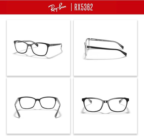 Ray-Ban RX5362 Cateye Eyeglasses for Women + Bundle مع مجموعة مصمم نظارات Iwear in Saudi Arabia