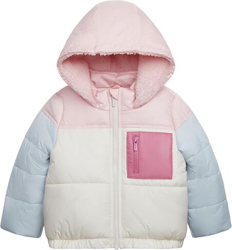 Carter's Girls' Fleece Lined Puffer Jacket Coat in Saudi Arabia