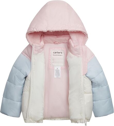 Carter's Girls' Fleece Lined Puffer Jacket Coat in Saudi Arabia