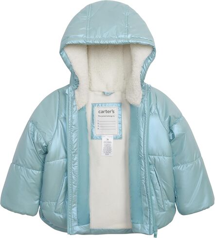Carter's Girls' Fleece Lined Puffer Jacket Coat in Saudi Arabia