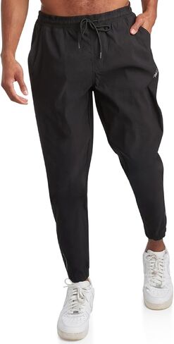 Spyder Mens Sweatpants - Athletic Nylon Stretch Pull On Workout Mens Jogger Pants with Drawstring and Pockets (Sizes: S-XL) in Saudi Arabia