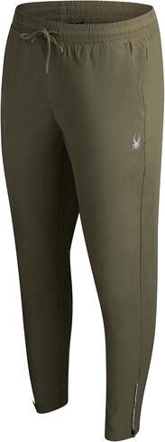 Spyder Mens Sweatpants - Athletic Nylon Stretch Pull On Workout Mens Jogger Pants with Drawstring and Pockets (Sizes: S-XL) in Saudi Arabia
