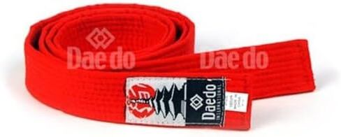 Daedo Taekwondo Color Belt for Adults and Kids, 280 cm/110" Length - Perfect for Martial Arts, Karate, and Taekwondo Training in Kuwait