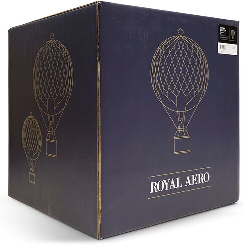 نماذج أصيلة ، تطفو بالون هواء السماء ، ديكور المنزل المعلقة - ارتفاع 5.3 بوصة ، نموذج بالون الهواء الساخن التاريخي للديكور المنزلي ، والزخارف المفصلة للانقضان من السقف - قوس قزح باستيل in Kuwait