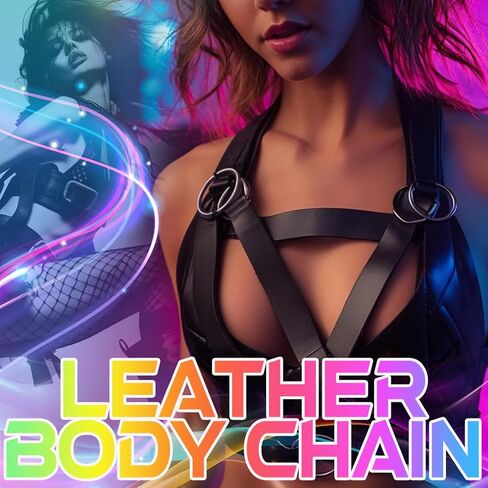 CLOACE Punk Waist Belt Gothic Black Leather Wide Waist Belts Elastic Cosplay Halloween Body Chain Accessory for Women in Saudi Arabia