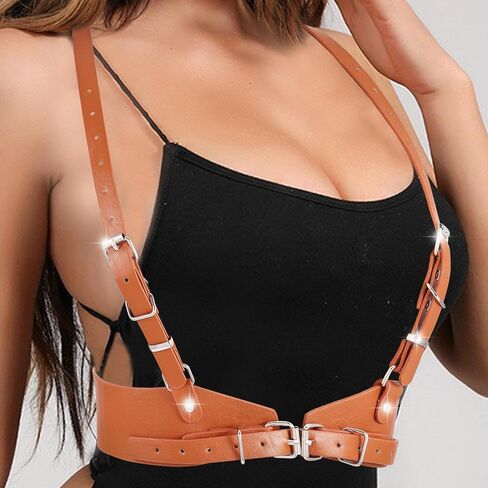 Cloace Punk Weist Belt Gothic Leather Leather Wide Wide Belts Cosplay Cosplay Halloween Caugh in Kuwait