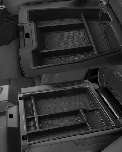 for Center Console Organizer Tray Coin Box Non-Dropping Design Compatible with 2019-2026 Silverado&Sierra 1500& 2020-2026 Silverado&Sierra 2500HD 3500HD (Split-Bench Folding Seat) ABS Materials in Kuwait