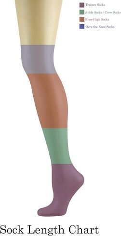 Mysocks للجنسين على الجوارب الركبة | تصميم الشريط | تمشيط القطن | ارتباط ارتباط اليد | ناعم اللاتكس الفرقة in Kuwait