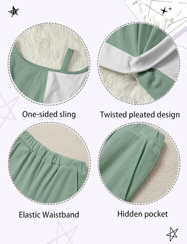 ملابس الفتيات تويست عقدة بلوك فضفاضة ملائمة الكتف البارد أعلى + ألوان صلبة عريض السراويل الفتيات الفتيات الربيع الملابس in Kuwait