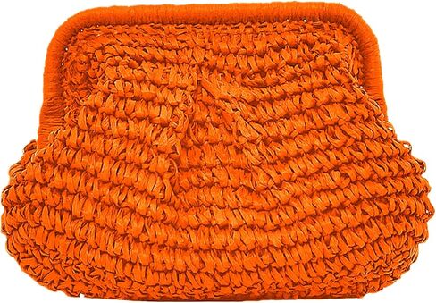 Dihklcio Straw Clutch محافظ للنساء Summer Beach Beach Bage 2025 Cloud Dumpling Pouch Crossbody حقائب اليد in Kuwait