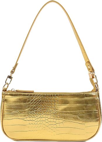 Barabum Retro Classic Clutch Shoulder Tote HandBag with Zipper Closure Purse for Women in Saudi Arabia